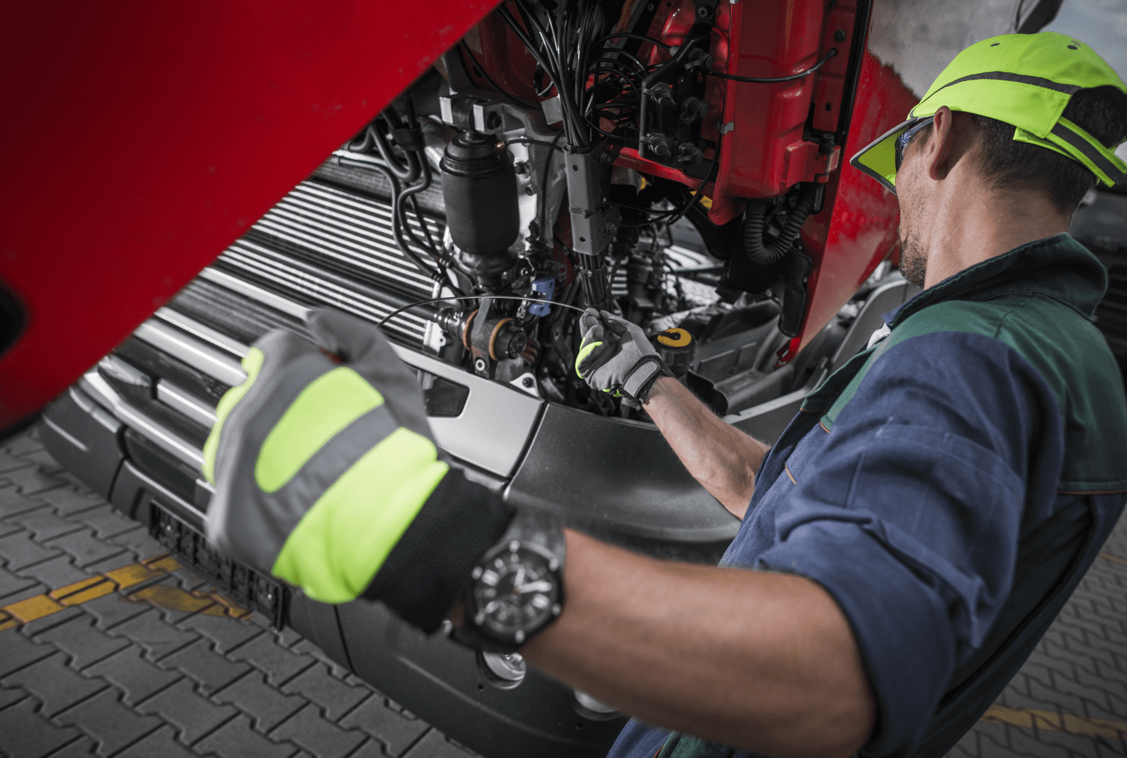 صيانة الشاحنات